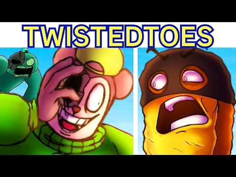 FNF TWISTEDTOES Official (Angus Vs Carl Nugget) + Lyric Cutscene // THE END OF US AND YOU