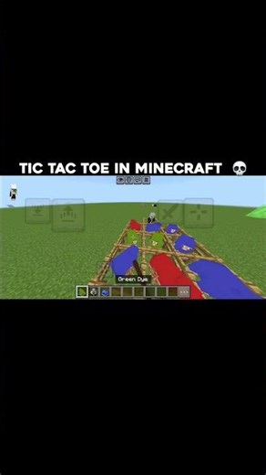 Playing Tic Tac Toe in Minecraft?!