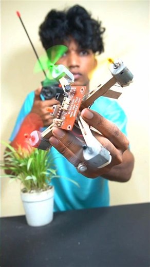 How To Make Drone from Dc Motor At Home #ayanrr3 #amazing #shorts
