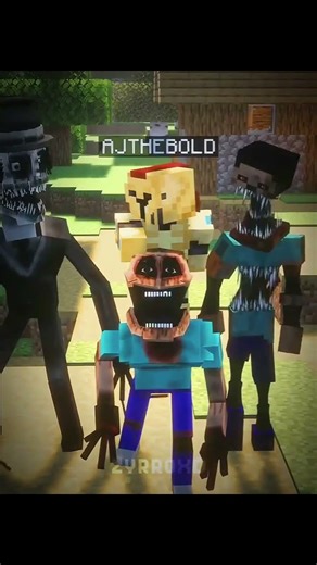 minecraft scary moob trolling ☠️... #minecraft #shorts #trending