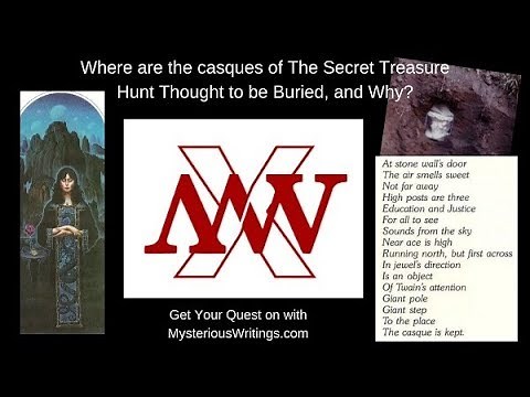 Byron Preiss' The Secret: A Treasure Hunt and Where are the Casques Buried?