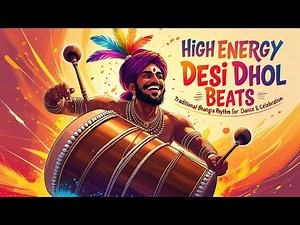 High Energy Punjabi Desi Dhol Beats | Traditional Bhangra Rhythm for Dance & Celebration