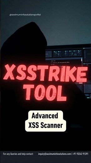 XSStrike Tool – Advanced XSS Scanner #ethicalhacker #cybersecurity #ethicalhacking