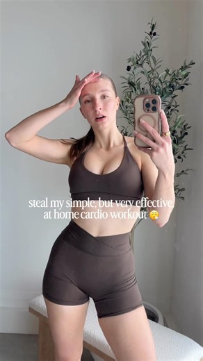 steal my simple yet effective at home workout!