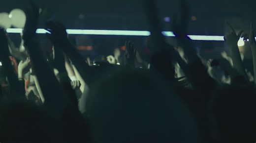 People dancing in a concert at a nightclub - Free Stock Video