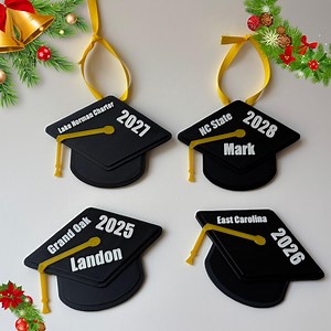 Personalized Graduation Cap Ornament | Custom Name, Date & School | 3D Printed Keepsake Gift - Etsy