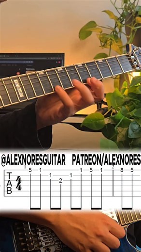 A great exercise to practice the Major Triads shapes in the first three strings. #music #musician #lesson #guitar #guitarist | Alex Nores