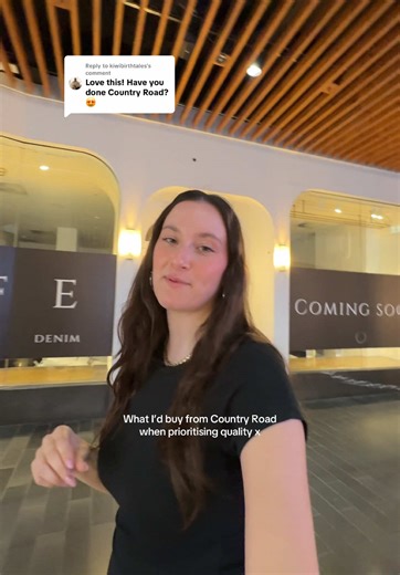 Replying to @kiwibirthtales This is what I’d buy from @Country Road if I was prioritising quality ❣️ Very impressed by this brand always! #australianfashion #fabrictok #fashioneducation #fashionquality #naturalfibres