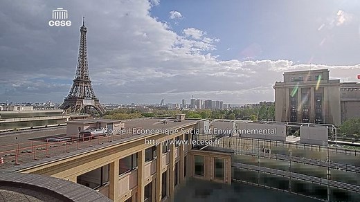 HD Live Webcam Paris - Tour Eiffel - Palais d'Iéna