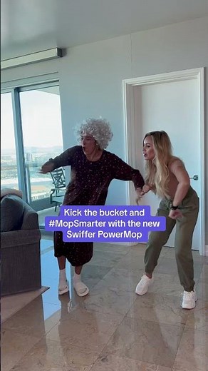 Teaching my Abuela how to clean! | Swiffer