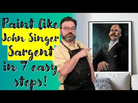 Paint like John Singer Sargent in 7 easy steps!