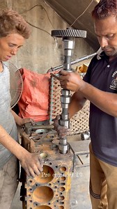 How to Camshaft installation inside block #shortsfeed #usa #automobile #mechanical #work #UnitedStates #usalife #fypageシ | Pro Engineer