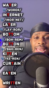 919K views · 12K reactions | The “t” in the American English in the middle of word is pronounced as a flap “t” that sounds kinda like a “r” really路‍♂️ . . . #English #learnenglish #englishlearning #englishlanguage #englishconversation #businessenglish #한국 #영어공부 #ingilizceöğren #angielski #angličtina #تعلّم_الإنجليزية | Derlei Leonardo | Facebook