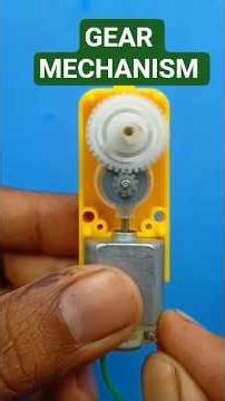 DIY Gear Motor | Simple Homemade Gear Mechanism #toollovers #diycrafts #gearmechanism