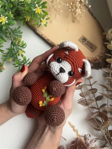 Red Panda, Crochet Pattern PDF (ENG) - Etsy UK