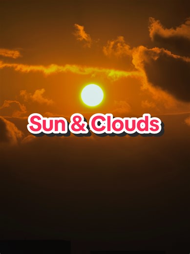 Sun and Clouds: A Beautiful Natural Contrast