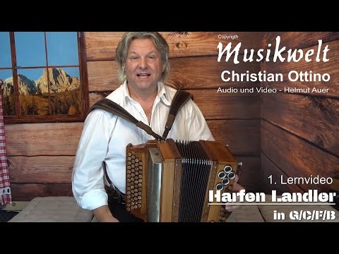 Harp Ländler - 1st tutorial video in G/C/F/B - Music World - Christian Ottino & Heli Auer (c) 2025
