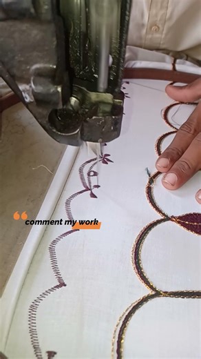 Modern Floral Machine Embroidery Design