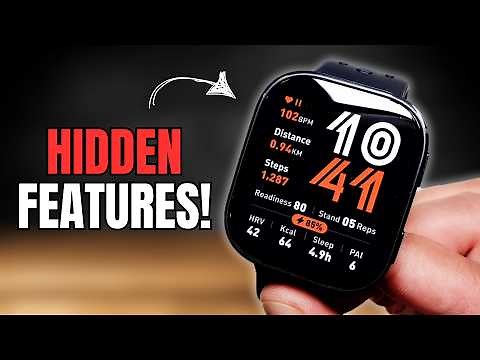 10 Hidden Features on Amazfit Bip 6!