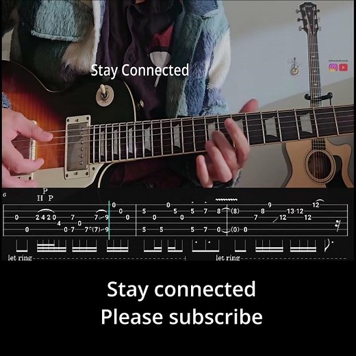 In Loving Memory Alter Bridge guitar Intro Tutorial | Tabs on screen | Tuning Open G #alterbridge