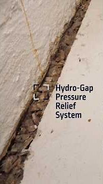 This “Hydro-Gap” Holds Water Instead of Draining It #basementwaterproofing