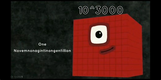 数字方块：从0到无穷大（64倍速，带音乐）