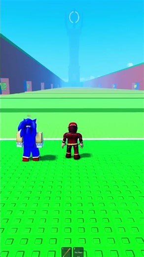 Sonic VS Flash Race In Escape Tsunami For Brainrots 😯 #escapetsunamiforbrainrots #roblox