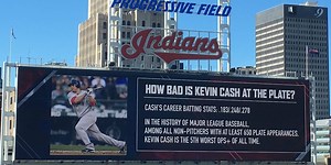 The Indians' scoreboard was just the latest shot in Terry Francona's prank war against Kevin Cash