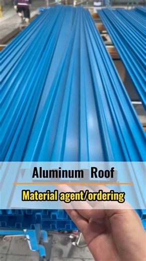 Is the roof difficult to install? That's because you don't know this roof material #aluminum #aluminumroof #metalroof #roof #installation | Aluminum Alloy Roof