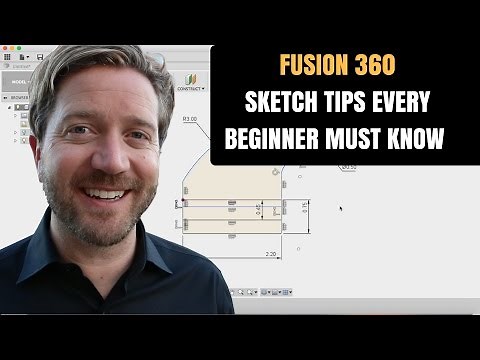 Fusion 360 Sketch - The GOLDEN Rule for Sketches & Dimensions