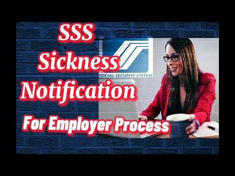 How to file SSS Sickness Notification Online for Employer Process