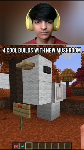 4 Creative Ways to Use the New Mushroom in Minecraft! 🍄