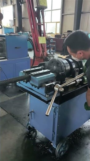 How We Thread 40 mm Reabr in Minutes through GLUS reabr threading machine! 💥