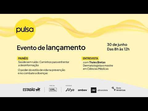 Evento de lançamento da plataforma Pulsa