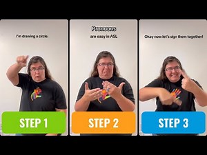 Tutorial: ASL Pronoun Signs for Beginners | Easy-to-Memorize ASL
