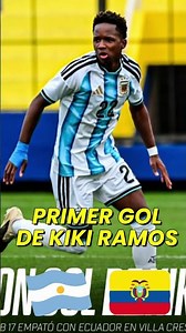 KIKI RAMOS' FIRST GOAL FOR THE ARGENTINE NATIONAL TEAM VS ECUADOR