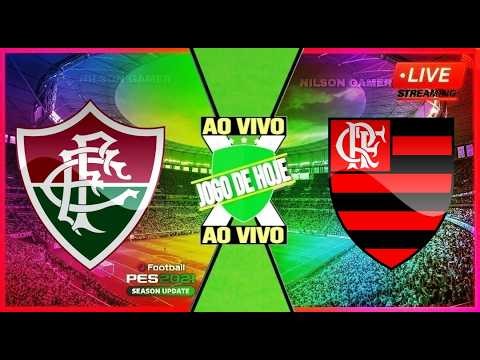 LIVE FLUMINENSE X FLAMENGO GAMEPLAY DIGITAL JOGO DE HOJE NO PC PES21