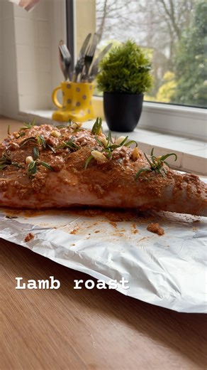 Slow-roast leg of lamb #delicious #Easter#dinner