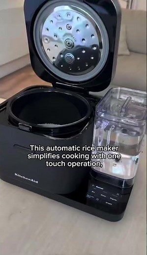 Cook perfect rice every time with this cooker, a smart kitchen appliance for meal preparation.