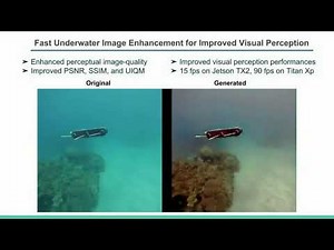 Fast Underwater Image Enhancement for Improved Visual Perception