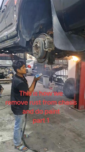 Rust removal with laser #papaymotors #garage #garagegoals #viral #repaint #tiktokqatar🇶🇦 #CarTransformation #foryoupage | Remove Rust In Engine Parts