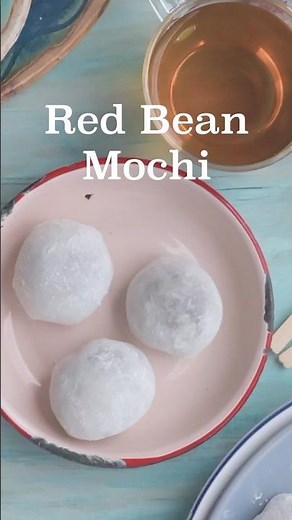Easy steps to make Red Bean Mochi (大福餅) #recipe