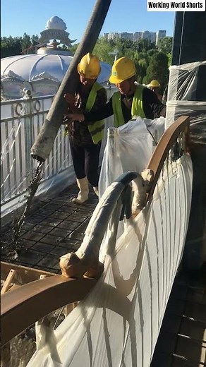 🏗️🚰 Structural Casting: Pumping Concrete Slurry under Curved Frame Mesh