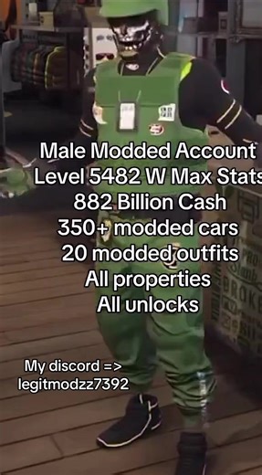 GTA 5 Online Console Modded Account Offers