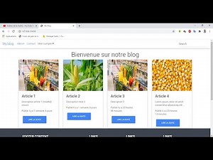Créer des applications web avec Django python (Fr) Episode 4 Affichage des articles Partie 2