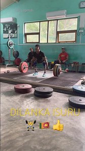 ⚡️ Dilanka Isuru 👍🇱🇰 Hank Clean 🏋️135 kg 🥇🍂