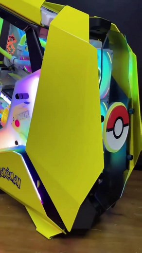 Pikachu Themed Water Cooled With Intel i9 12900K / RTX 3090 - 3 #gamingpcbuild #gamingpcbuilding #rtx3090