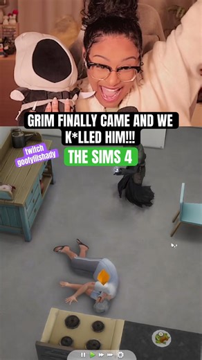 GRIM IS FINALLY HERE!!! 😭 im so happy #thesims4 #sims4challenge #goofylilshady