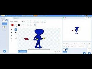 Speedrunning scratch cat into Huggy Wuggy from horror game Poppy Playtime
