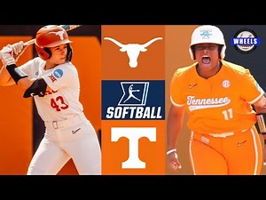 #13 Texas vs #4 Tennessee Highlights | Super Regional Game 1 | 2023 College Softball Highlights